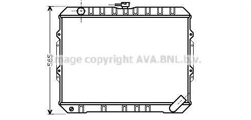 AVA QUALITY COOLING Радиатор, охлаждение двигателя MT2187